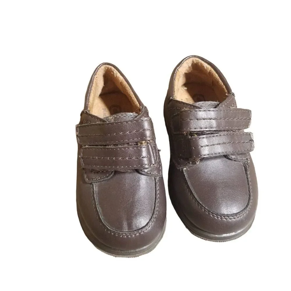 Children's place brown dress shoes 6